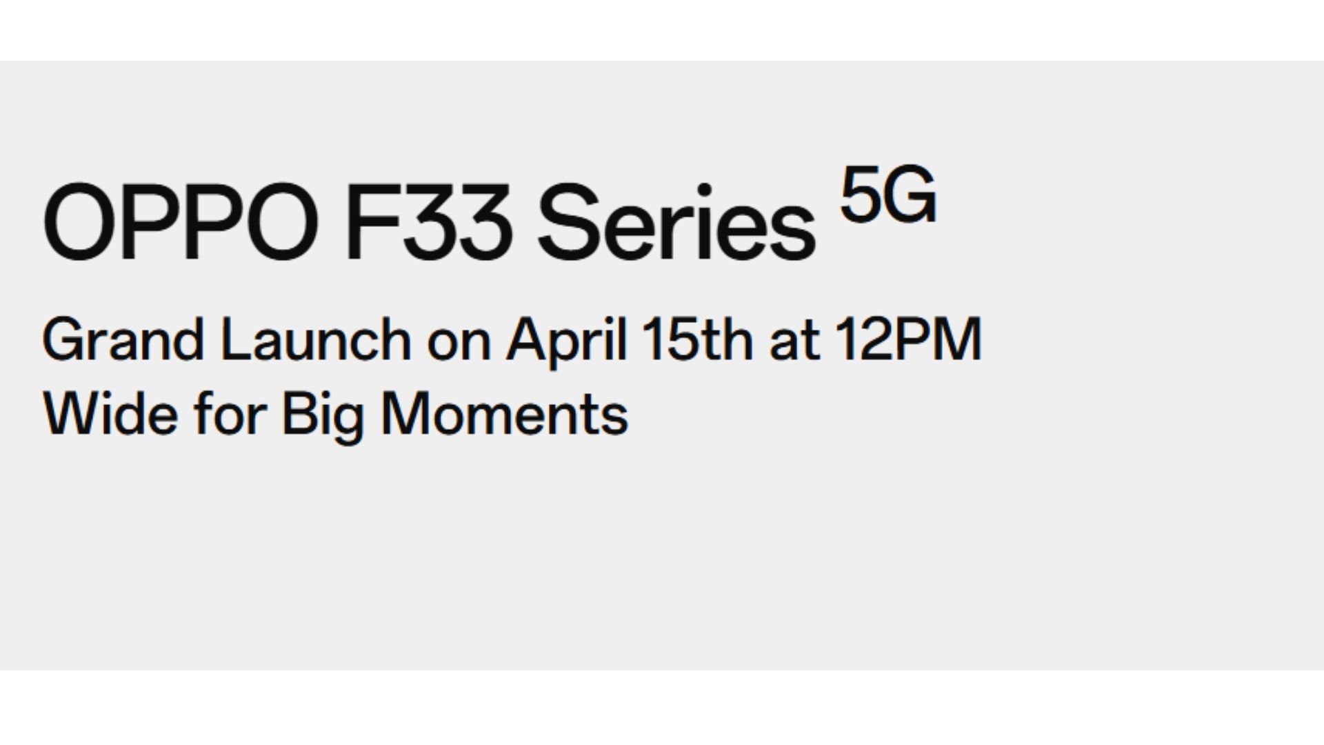 oppo f33 series 5g launch india